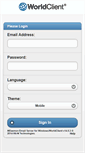Mobile Screenshot of mail.nigc-nigtc.ir